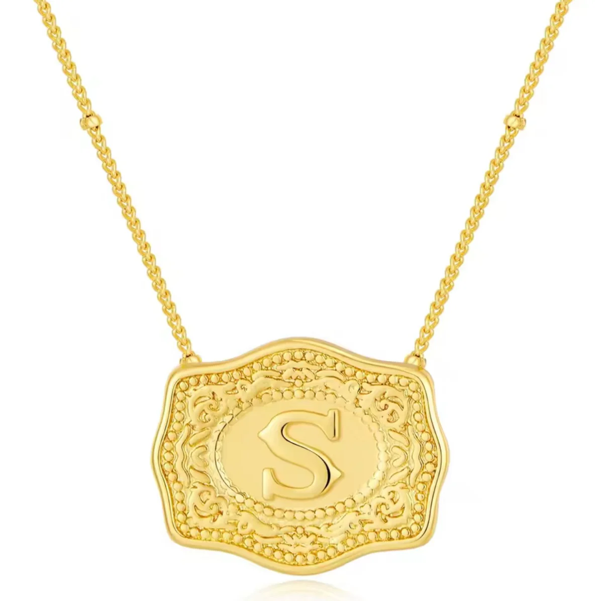 Collar de Hebilla con inicial