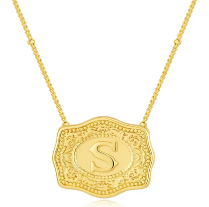 Collar de Hebilla con inicial