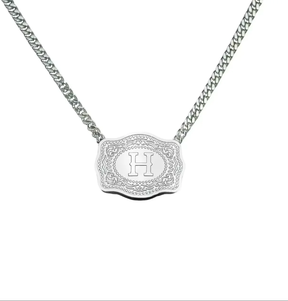 Collar de Hebilla con inicial